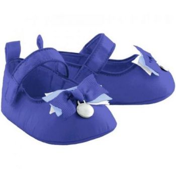 Pantofi albastri din material textil (9286) cu bareta, 15