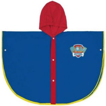 Pelerina de ploaie tip poncho, Paw Patrol, Albastru, 3 - 4 ani la reducere