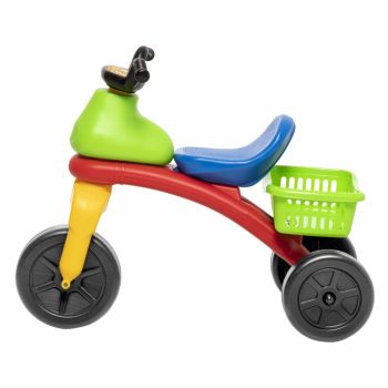 Tricicleta fara roti Dohany Trappola 6 Motor Multicolor cosulet Verde ieftin