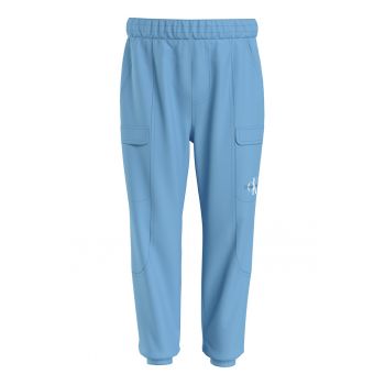 Pantaloni cargo cu talie elastica