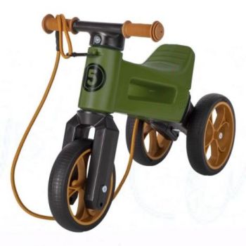 Bicicleta fara pedale Funny Wheels Rider SuperSport 2 in 1 Khaki ieftin