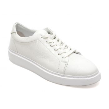 Pantofi casual GRYXX albi, M71621, din piele naturala de firma originali