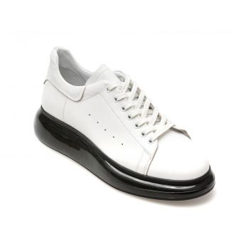 Pantofi casual GRYXX albi, MQ1, din piele naturala de firma originali