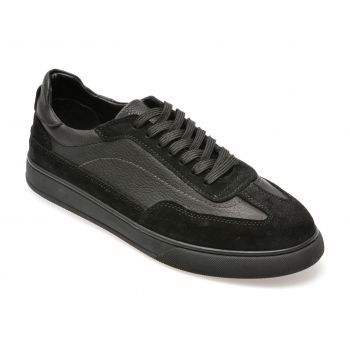 Pantofi casual GRYXX negri, M73351, din piele naturala de firma originali
