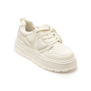 Pantofi sport GRYXX albi, 2308311, din piele naturala de firma originala