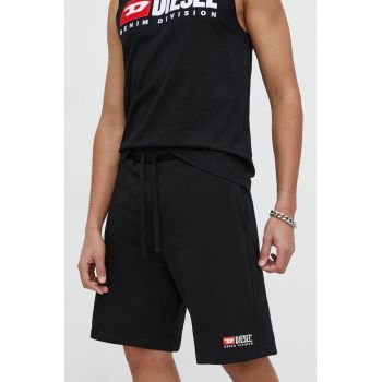 Diesel pantaloni scurți din bumbac culoarea negru A03760.0GEAD