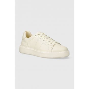 Gant sneakers din piele Zonick culoarea alb, 28631540.G29