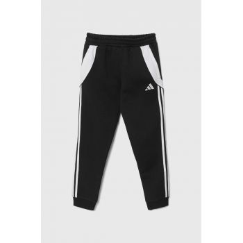 adidas Performance pantaloni de trening pentru copii TIRO24 SWPNTY culoarea negru, cu imprimeu