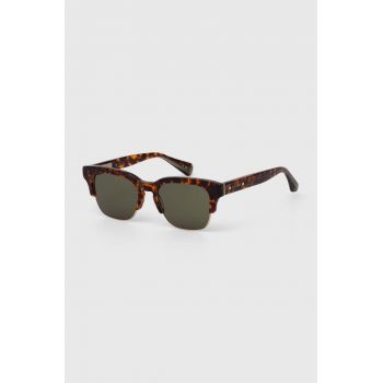 AllSaints ochelari de soare femei, culoarea maro