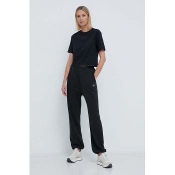 Champion pantaloni de trening culoarea negru, uni 117199 ieftin