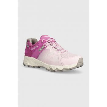 Columbia pantofi Peakfreak Hera Low Outdry femei, culoarea roz, 2062841 la reducere