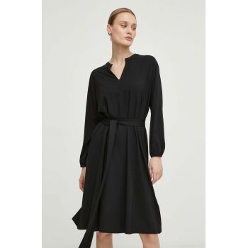 Marc O'Polo rochie culoarea negru, mini, evazati ieftina