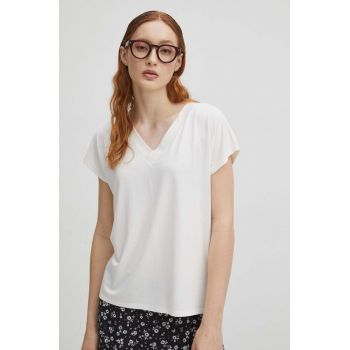 Medicine tricou femei, culoarea bej