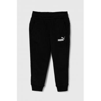 Puma pantaloni de trening pentru copii ESS Logo Pants TR cl B culoarea negru, cu imprimeu