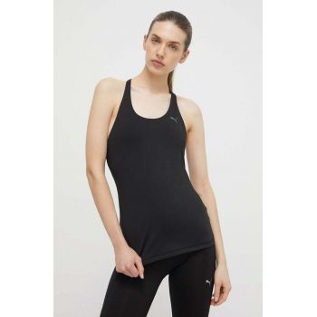 Puma top de yoga STUDIO ULTRABARE culoarea negru, 524836