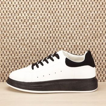 Sneakers alb cu negru Britney M3 de firma originali