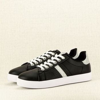 Sneakers negru cu sclipici Betina M3