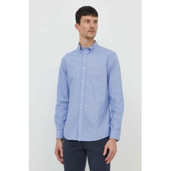 Barbour camasa din bumbac barbati, cu guler button-down, regular