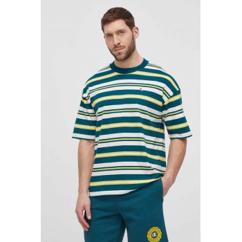 Champion tricou din bumbac barbati, culoarea verde, modelator, 219854 de firma original
