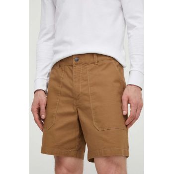 Columbia pantaloni scurți outdoor Flex Roc Utility culoarea maro, 2072761 ieftini