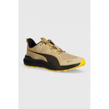 Puma pantofi de alergat Reflect Lite Trail culoarea maro, 379440 de firma originali