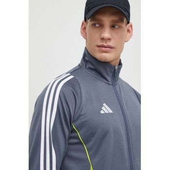 adidas Performance hanorac de antrenament Tiro 24 culoarea gri, cu imprimeu IV6939