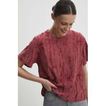 Answear Lab tricou femei, culoarea rosu de firma original