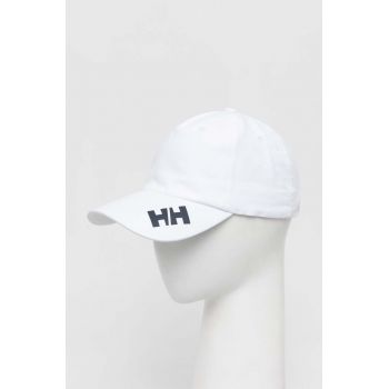 Helly Hansen șapcă culoarea alb, cu imprimeu 67517 ieftina