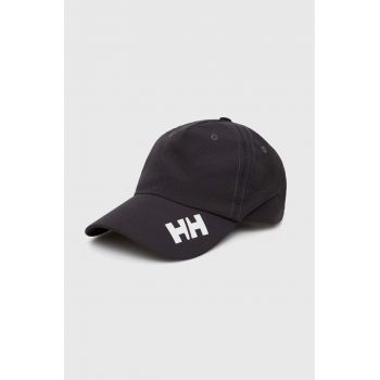 Helly Hansen șapcă culoarea gri, cu imprimeu 67517 ieftina