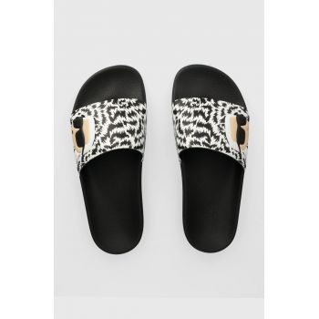 Karl Lagerfeld papuci KONDO femei, culoarea negru, KL80905N