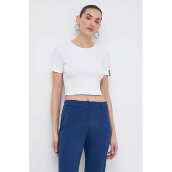 Max Mara Leisure tricou culoarea alb