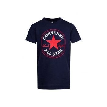 Converse tricou de bumbac pentru copii culoarea verde, cu imprimeu