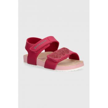 Garvalin sandale copii culoarea roz de firma originale