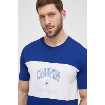 Champion tricou din bumbac barbati, cu imprimeu, 219853 ieftin