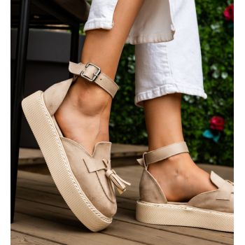 Pantofi Casual Kalin Bej