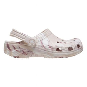 Saboți Crocs Classic Marbled Clog Bej - Quartz/Multi ieftini