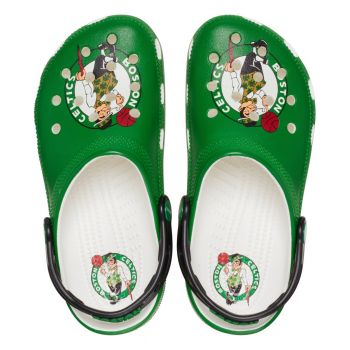 Saboti Crocs Classic NBA Boston Celtics Clog Alb - White ieftini