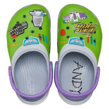 Saboti Crocs Classic Toddler Toy Story Buzz Clog Gri - Blue Grey de firma originali