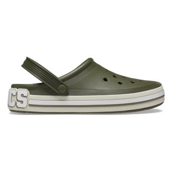 Saboti Crocs Off Court Logo Clog Verde - Army Green ieftini