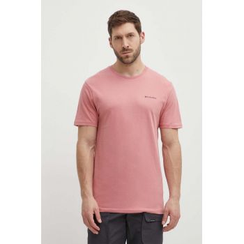 Columbia tricou din bumbac North Cascades culoarea roz, cu imprimeu 1834041 ieftin