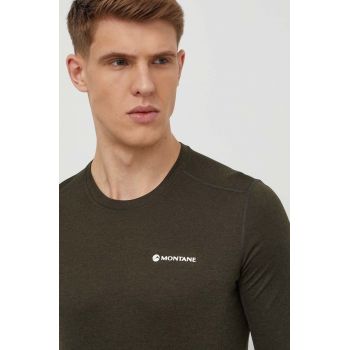 Montane longsleeve funcțional Dart culoarea verde