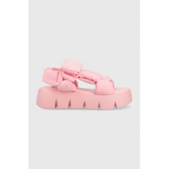 Steve Madden sandale Bonkers femei, culoarea roz, cu platforma, SM11002465