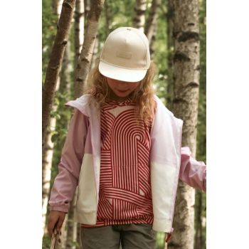 Reima șapcă din bumbac pentru copii Lippis culoarea alb, neted