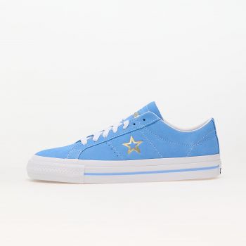 Converse One Star Pro Suede Lt Blue/ White/ Gold ieftina