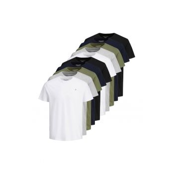 Set de tricouri de bumbac JORJXJ - 10 piese de firma original