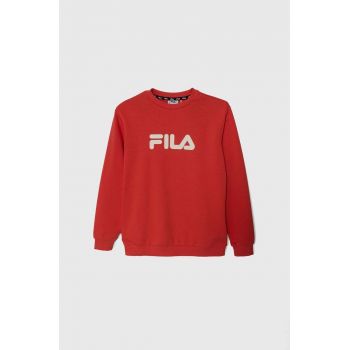 Fila bluza copii culoarea galben, cu imprimeu