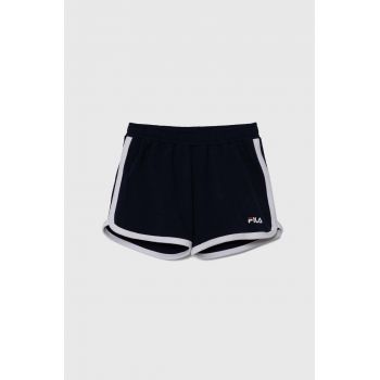 Fila pantaloni scurti copii LANGEN culoarea albastru marin, cu imprimeu, talie reglabila