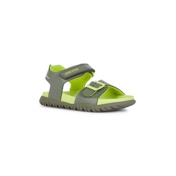 Geox sandale copii SANDAL FUSBETTO culoarea verde ieftine