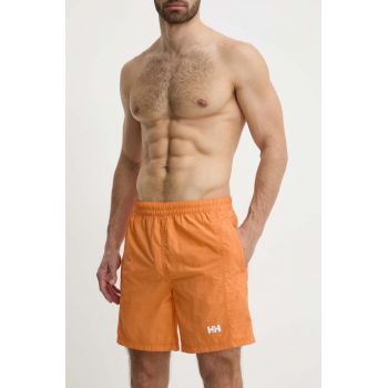 Helly Hansen pantaloni scurti de baie Calshot culoarea portocaliu de firma original