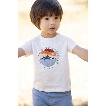 Tartine et Chocolat tricou bebe culoarea rosu, cu imprimeu